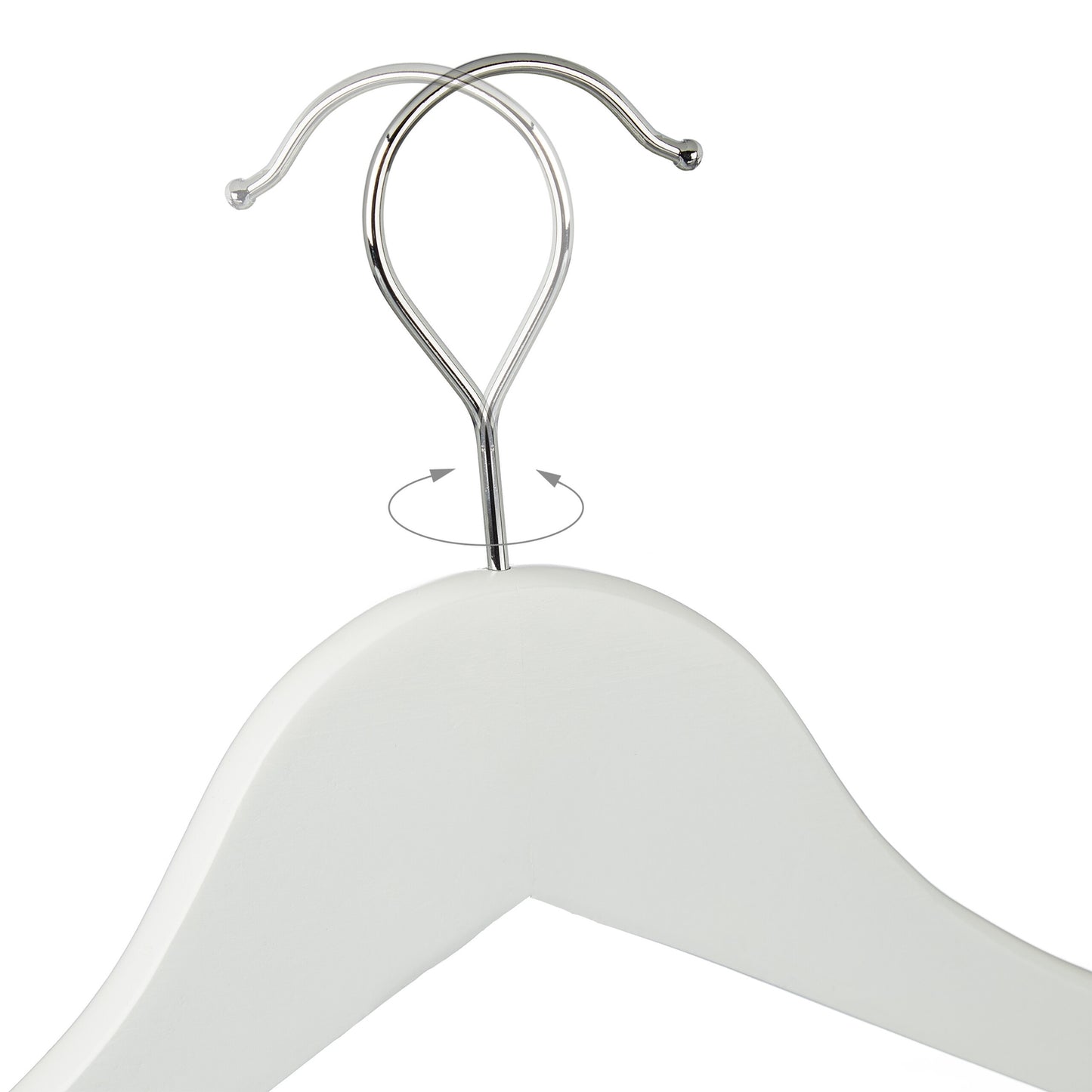 Wooden clothes hangers, 40-pack