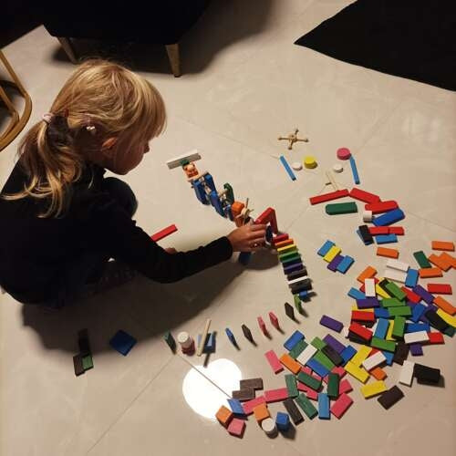 Wooden dominoes 360 el Kruzzel 22914