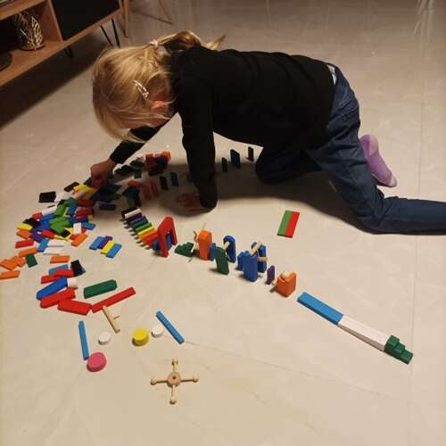 Wooden dominoes 360 el Kruzzel 22914