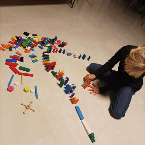 Wooden dominoes 360 el Kruzzel 22914