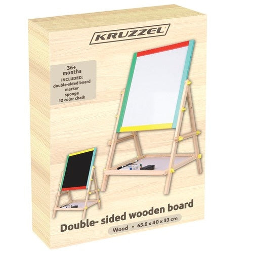 Wooden double-sided board Kruzzel 23546