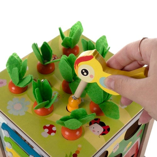 Wooden educational cube - sorter Kruzzel 22566