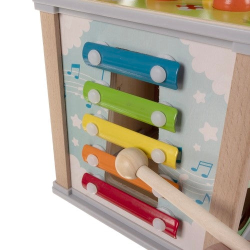 Wooden educational cube - sorter Kruzzel 22566