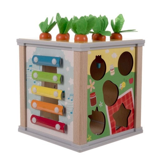 Wooden educational cube - sorter Kruzzel 22566