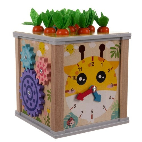 Wooden educational cube - sorter Kruzzel 22566