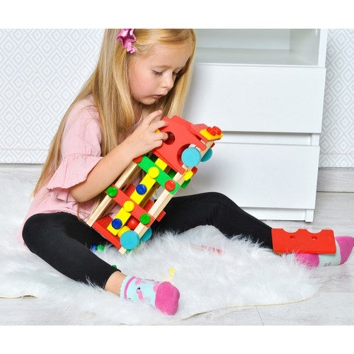 Wooden educational truck 22372
