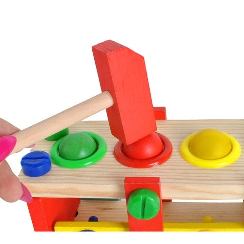 Wooden educational truck 22372
