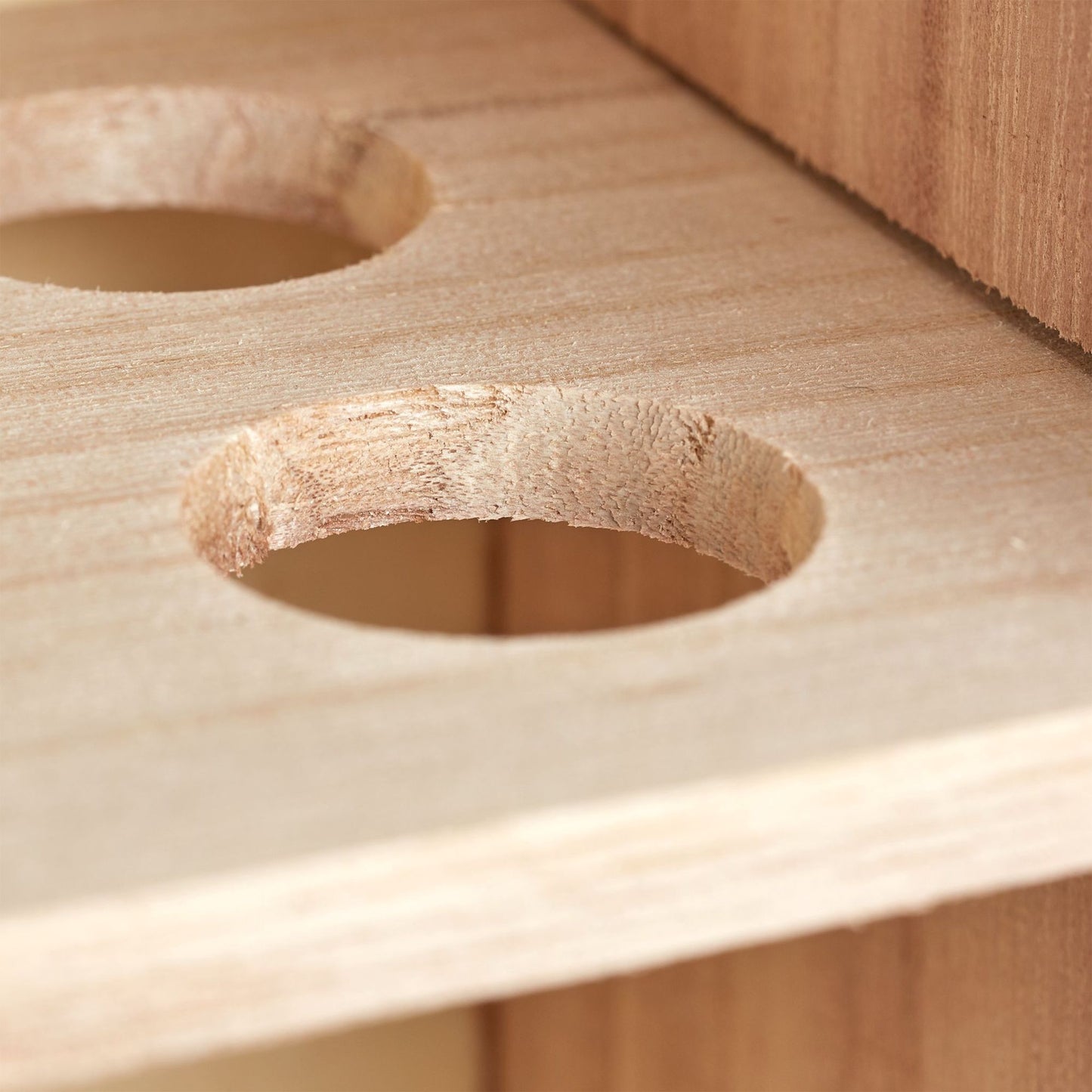 Wooden egg cabinet