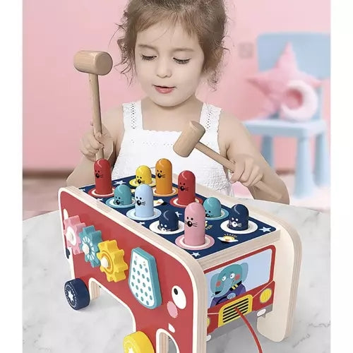 Wooden elephant - hammer Kruzzel 20349