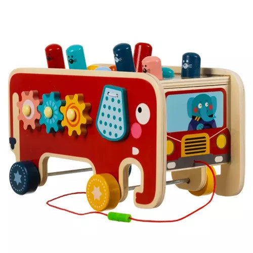 Wooden elephant - hammer Kruzzel 20349