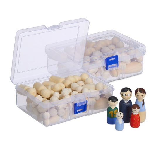 Wooden figures to paint 100 sets