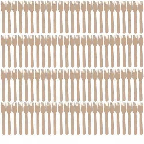 Wooden forks - 100 pcs. Ruhy 20697