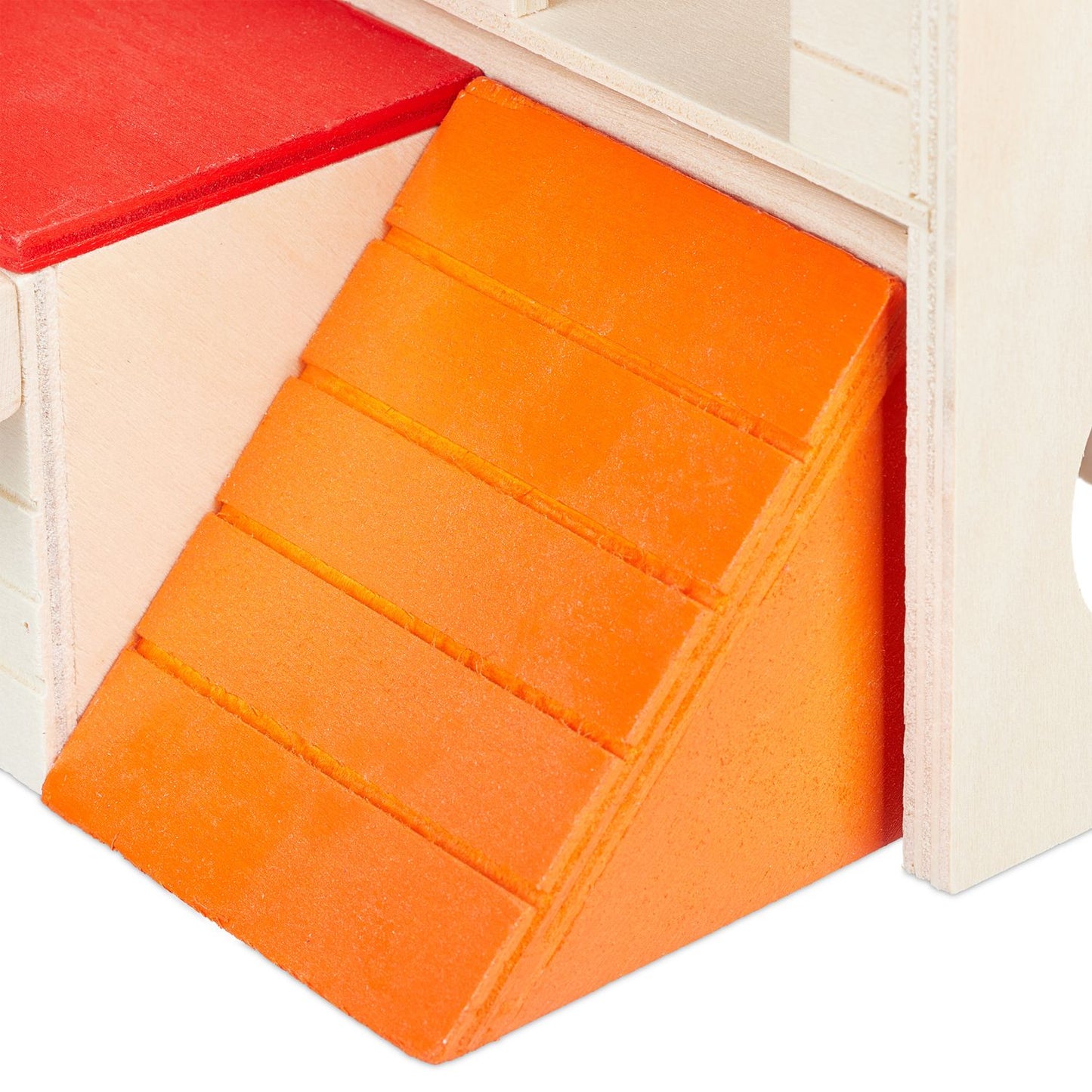 Wooden hamster house