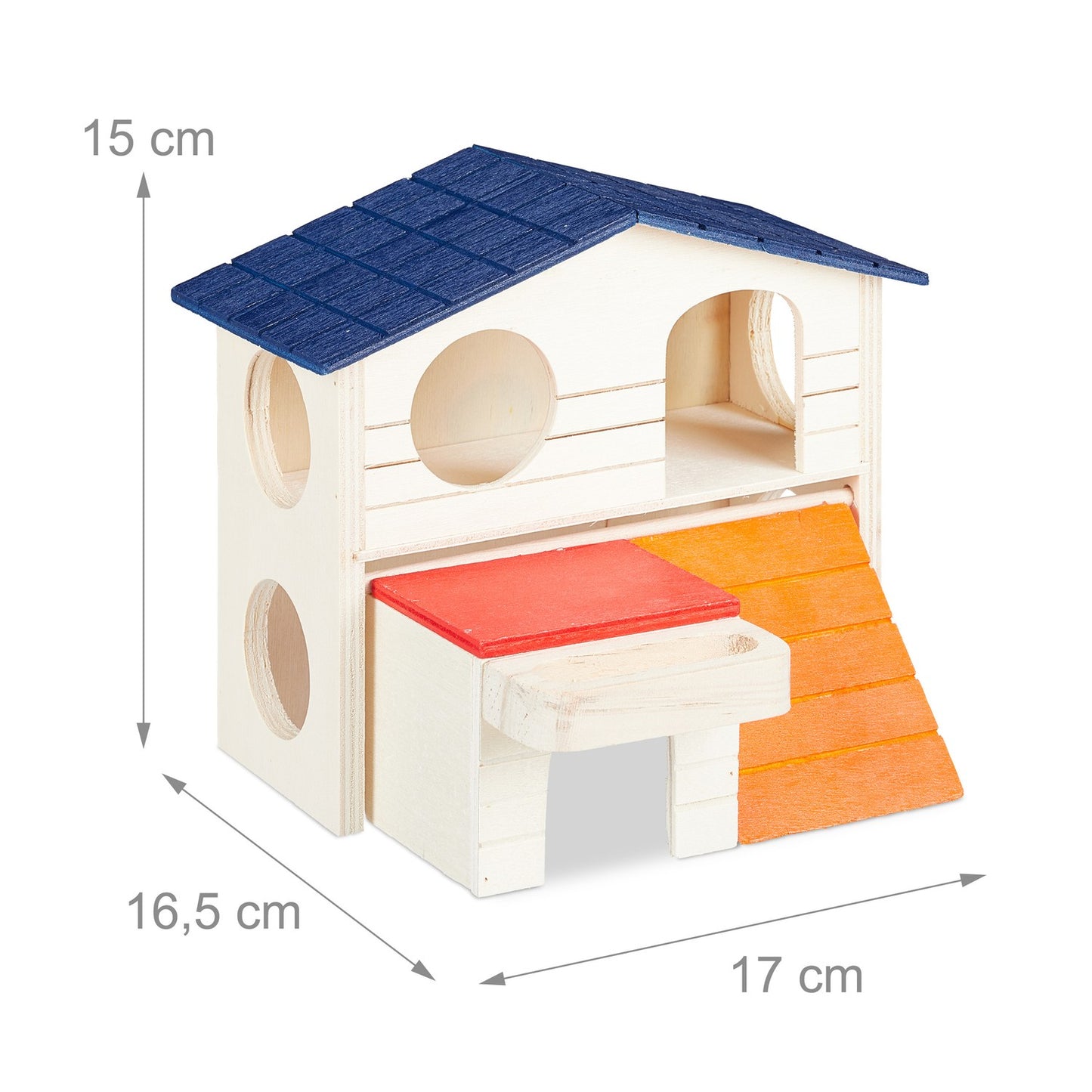 Wooden hamster house