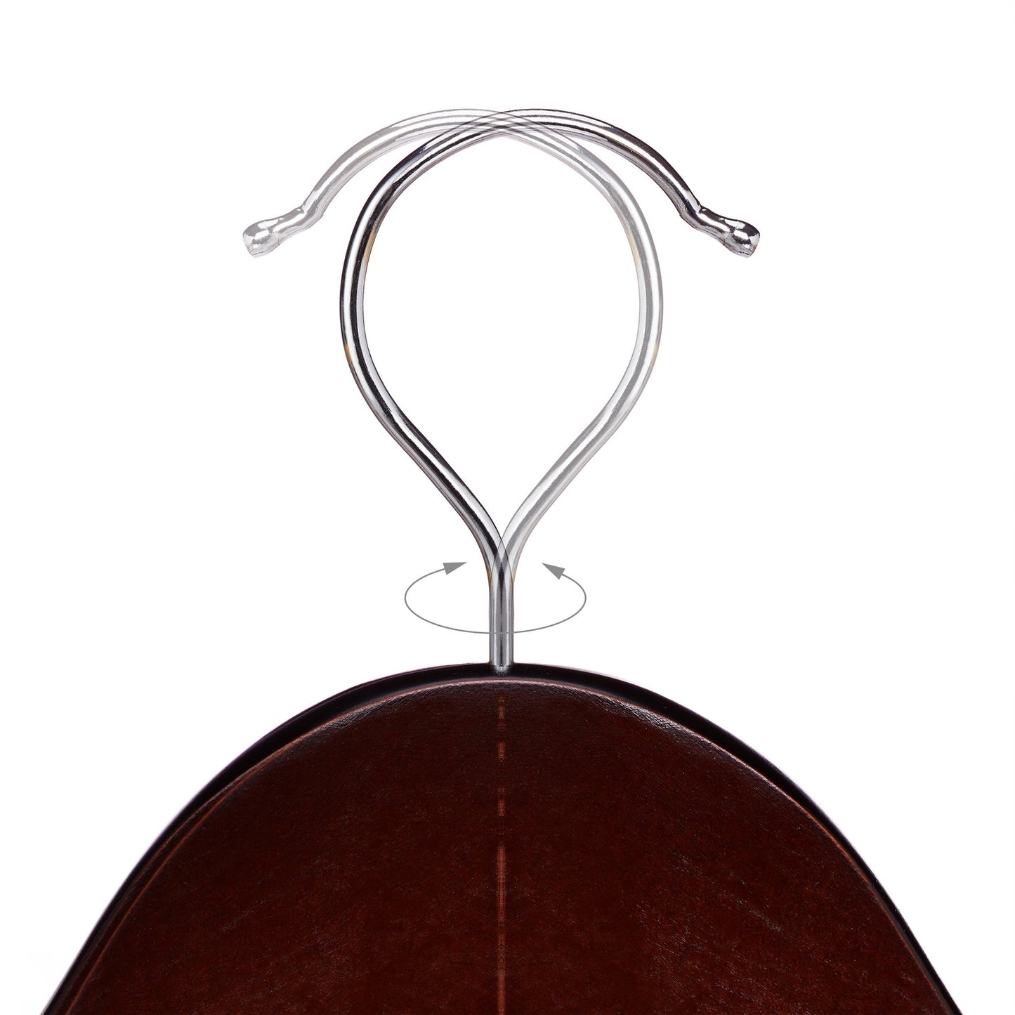 Wooden hangers - 50 pcs