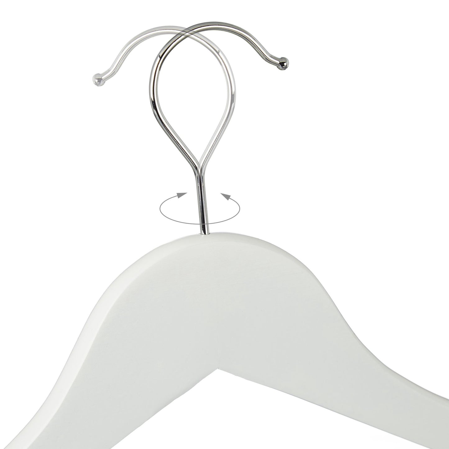 Wooden hangers - 50 pcs