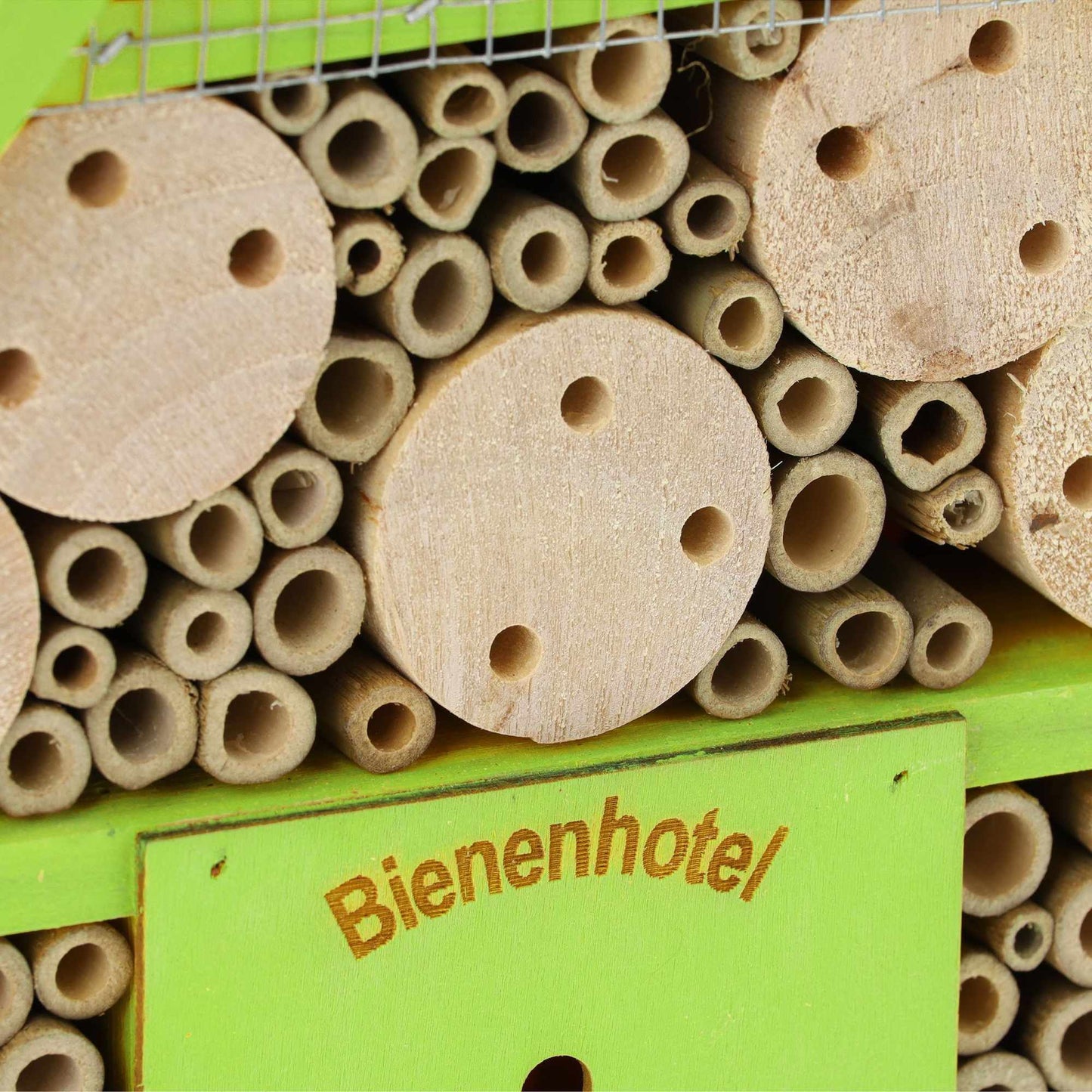 Wooden insect hotel