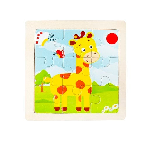 Wooden jigsaw puzzle 4 pieces U10973
