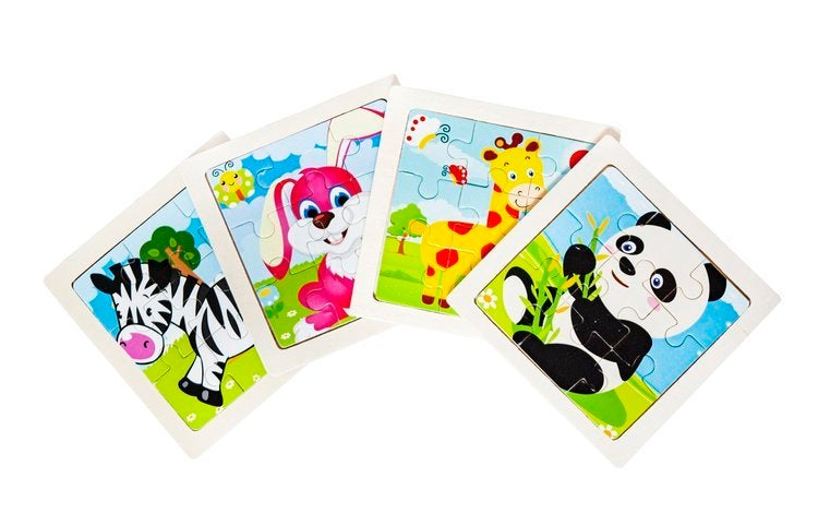 Wooden jigsaw puzzle 4 pieces U10973