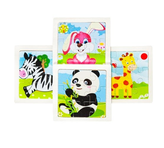 Wooden jigsaw puzzle 4 pieces U10973