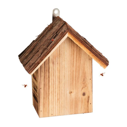 Wooden ladybug house