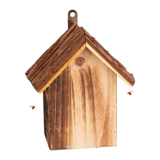 Wooden ladybug house