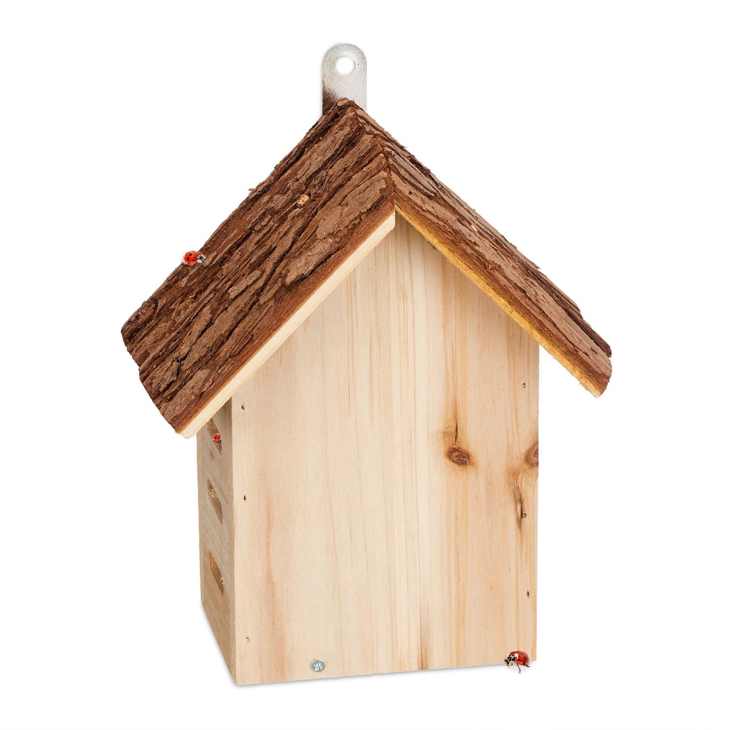 Wooden ladybug house