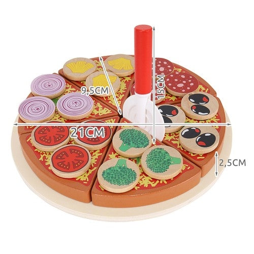 Wooden pizza - set 22471