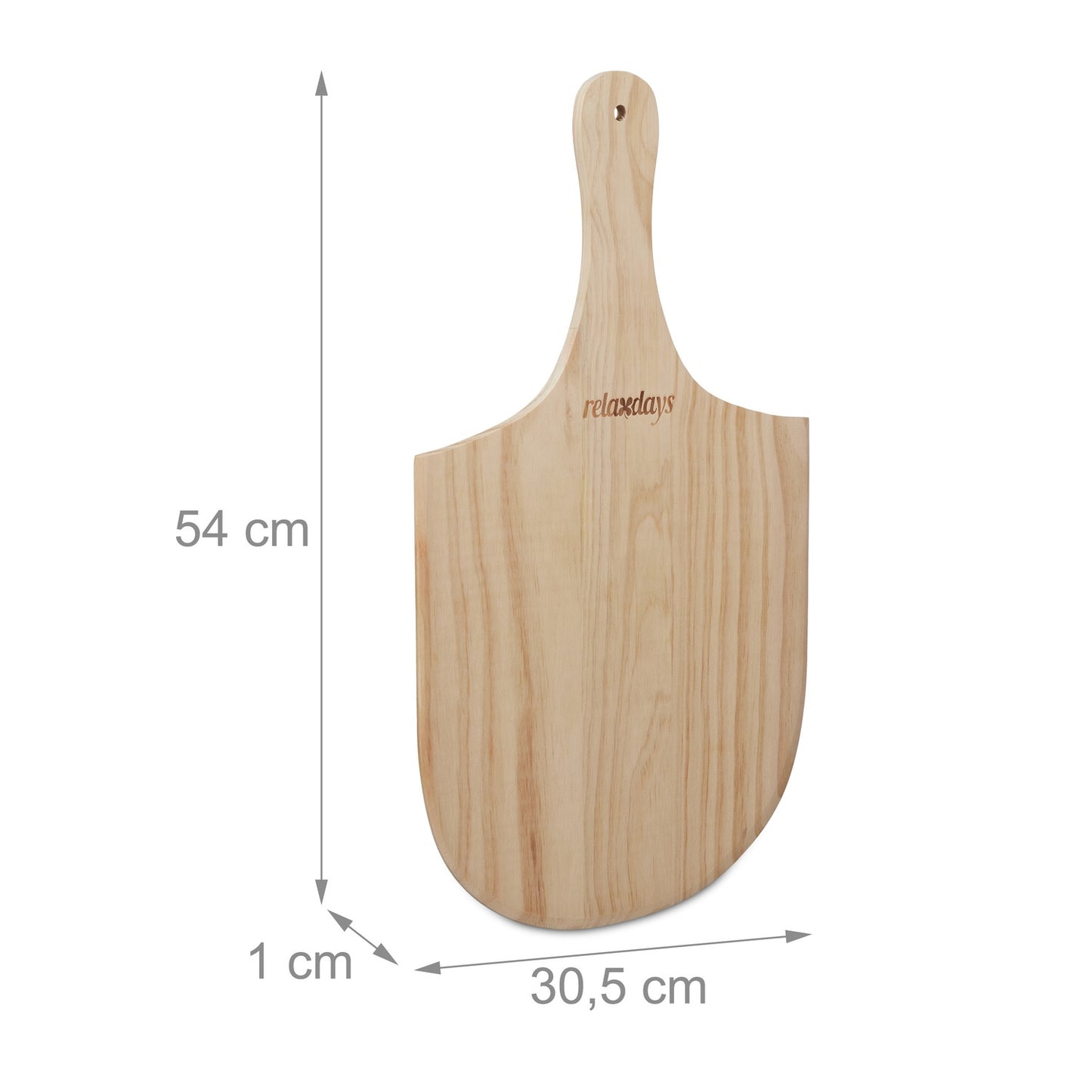 Wooden pizza shovel