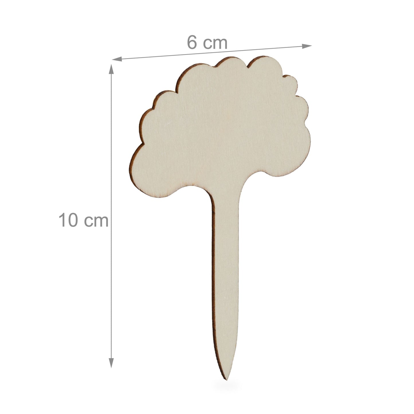 Wooden plant plugs - 100 pcs