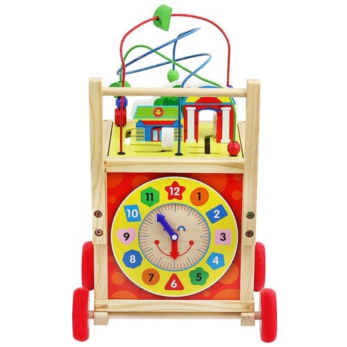 Wooden pusher - Educational cube 22606