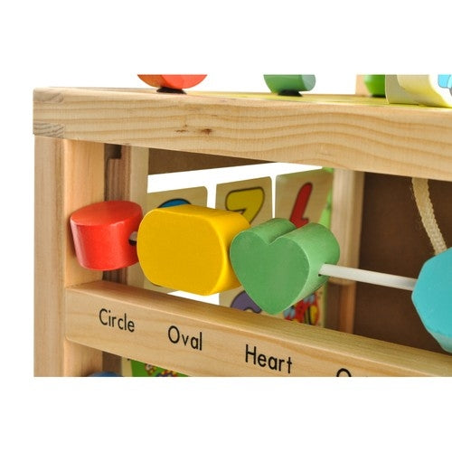 Wooden pusher - Educational cube 22606