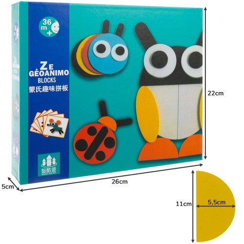 Wooden puzzle - Kruzzel 22426 puzzle