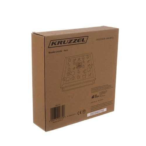 Wooden puzzle - Kruzzel farm 22755
