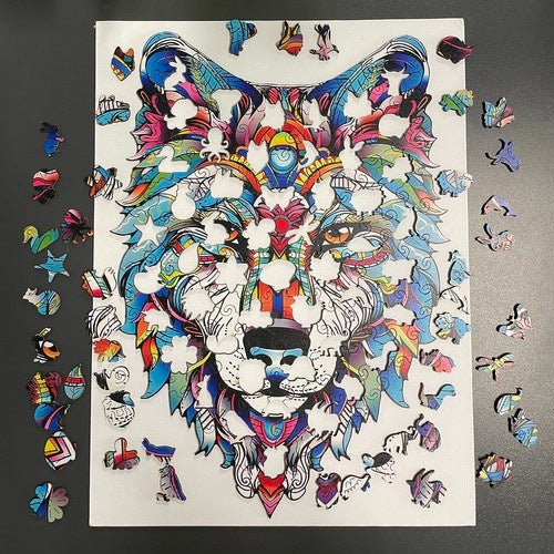 Wooden puzzle - Kruzzel puzzle 24552