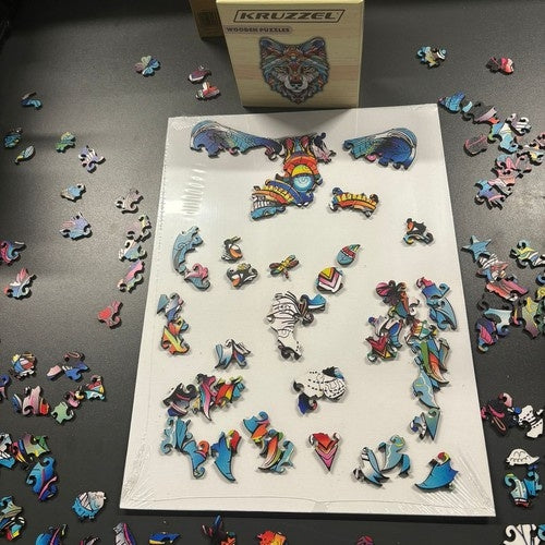 Wooden puzzle - Kruzzel puzzle 24552