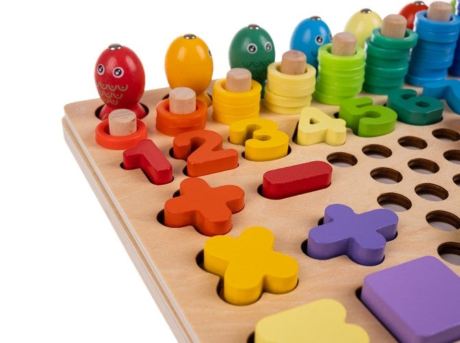Wooden puzzle - beads DU17252