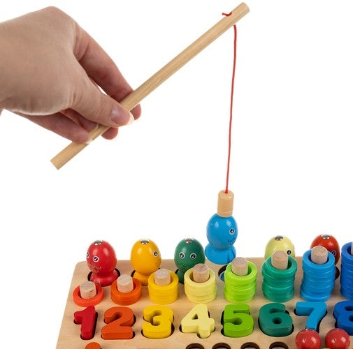 Wooden puzzle - beads DU17252