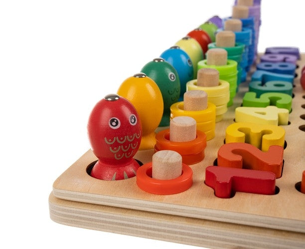 Wooden puzzle - beads DU17252