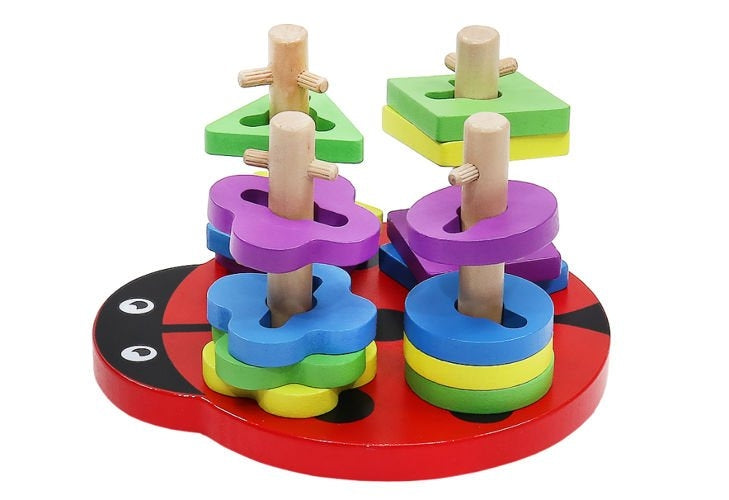 Wooden puzzle - ladybug
