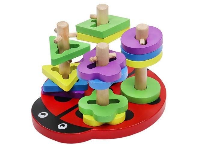 Wooden puzzle - ladybug