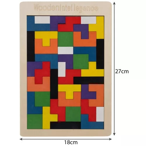 Wooden puzzle/tetris Kruzzel 22667