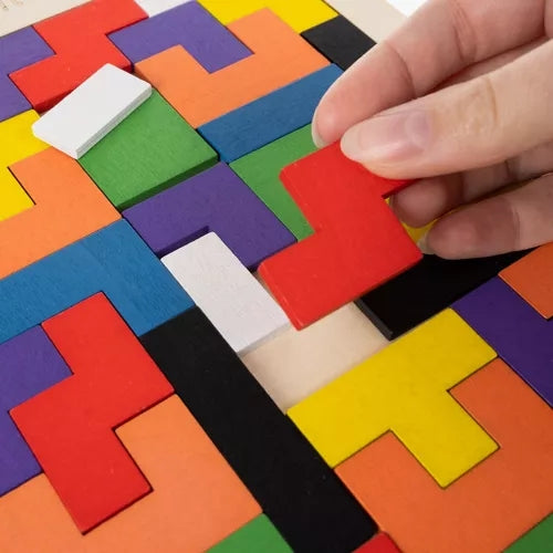 Wooden puzzle/tetris Kruzzel 22667