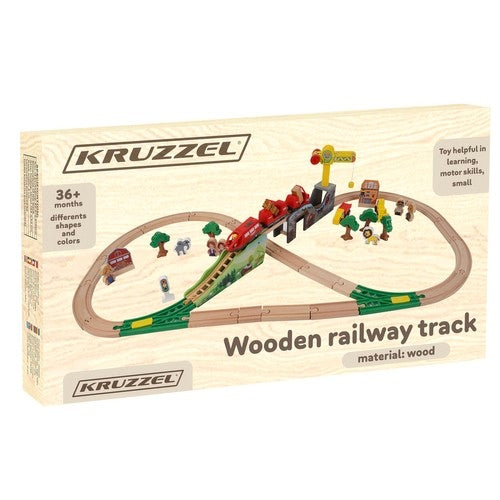 Wooden railway - Kruzzel track 22495
