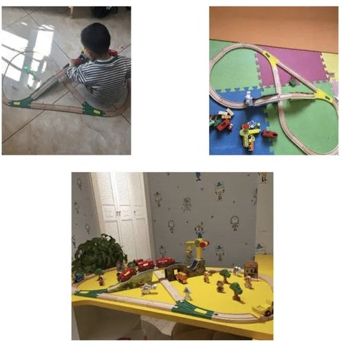 Wooden railway - Kruzzel track 22495