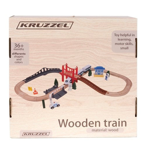 Wooden railway - Kruzzel track 22646