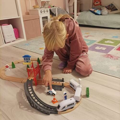 Wooden railway - Kruzzel track 22646