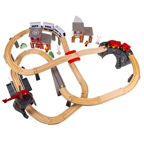 Wooden railway - Kruzzel train 22754