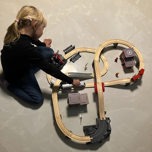 Wooden railway - Kruzzel train 22754