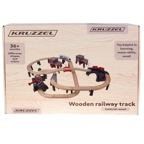 Wooden railway - Kruzzel train 22754